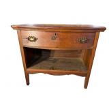 OAK WASHSTAND