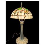 TIFFANY STYLE SINGLE LIGHT TABLE LAMP