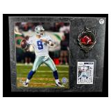 NFL TONY ROMO COMMEMORATIVE PLAQUE