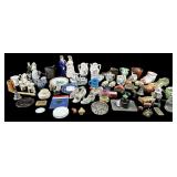 LARGE LOT OF MINIATURE PORCELAIN ITEMS & OTHER