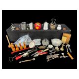 LARGE LOT OF KITCHEN AND NAUTICAL ITEMS