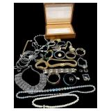 NICE BOX OF COSTUME JEWELRY