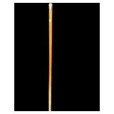 HARD WOOD STERLING TOP WALKING STICK CANE