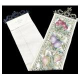 SMALL FRUIT NEEDLEPOINT BELL PULL