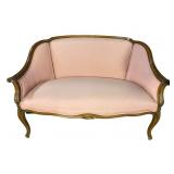 FRENCH BARREL BACK SETTEE