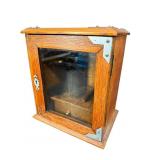 OAK SMOKING CABINET