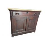 VICTORIAN MARBLE TOP WASHSTAND