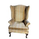 CHIPPENDALE HIGH BACK WINGBACK CHAIR