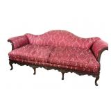 HEAVY CARVED HIGH QUALITY HUMP BACK SOFA