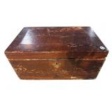 DOVE TAIL 19TH CENTURY DOCUMENT BOX