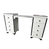 LACQUER PAINT DECORATED VANITY