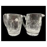 PR OF WATERFORD CRYSTAL SMALL CREAMERS