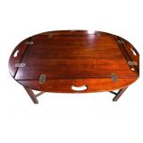 CHERRY BUTLERS CHIPPENDALE COFFEE TABLE