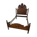 3/4 SIZE VICTORIAN HIGHBACK BED