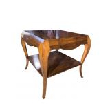 WALNUT KENO BROTHERS ONE DRAWER TABLE