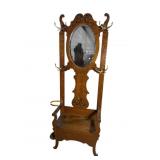 TIGER OAK LIFT SEAT HALL TREE