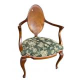 EDWARDIAN CHERRY ARM CHAIR