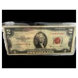 1953 B STAR NOTE RED SEAL $2 XF