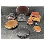 LARGE LOT OF WOODEN STANDS