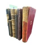 LOT  OF 6 ANTIQUE SMALL BOOKS
