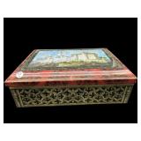 LARGE TIN BAVARIA TEA BOX