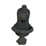 CAST IRON LION HEAD FOUNTAIN GOOD CONDITION