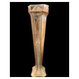TALL ORNATE ART NOUVEAU SILVERPLATE VASE