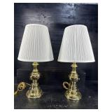 LOT OF 2 BRASS LAMPS