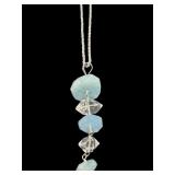DESIGNER DEB GUYOT STERLING GEMSTONE CRYSTAL