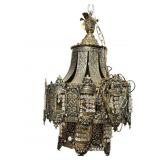 ORNATE PRISM 2 TIER ITALIAN CHANDELIER