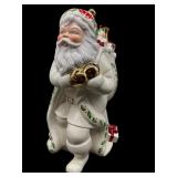LENOX HOLIDAY SANTA COOKIE JAR IN ORIGINAL BOX