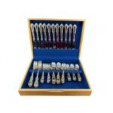 67 PC OF TOWLE SUPREME CUTLERY GOLD ACCENT