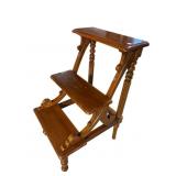 MAHOGANY 3 STEP LIBRARY STEP