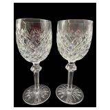 PR OF WATERFORD CRYSTAL POWERSCOURT WATER GOBLETS