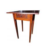 PINE PEGGED TAPERED LEG TALL TABLE
