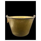 LARGE ANTIQUE BRASS JELLY BUCKET