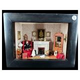 SMALL MINIATURE LIVING ROOM DISPLAY