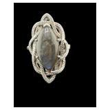 DESIGNER NICKY BUTLER STERLING BLUE LABRADORITE