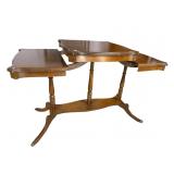 2 TIER MAHOGANY CONSOLE TABLE