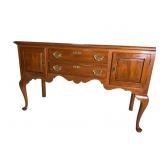 STATTON SOLID CHERRY QUEEN ANNE SIDEBOARD