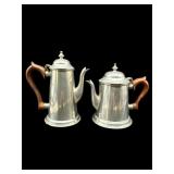 PR OF STIEFF PEWTER COFFEE AND TEAPOT