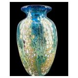 SMALL ARTIST SIGNED STUDIO ART GLASS VASE