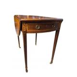 19TH CENTURY MAHOGANY BANDED PEMBROKE TABLE