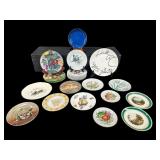 LOT OF MISC PORCELAIN DECORATIVE PLATES