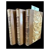 3 VOLUMES OF 1869 THE WORKS OF WILLIAM MAKEPEACE