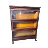MAHOGANY 3 STACK BOOKCASE
