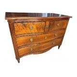 18TH CENT. FRENCH 4 DRAWER SERPENTINE CHEST