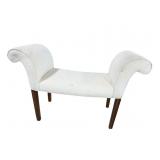 TAPERED LEG HIGH ARM STOOL