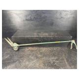 VINTAGE LONG HANDLE GRASS CLIPPERS ON WHEELS