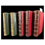 5 VOLUMES OF 1899 THACKERAY